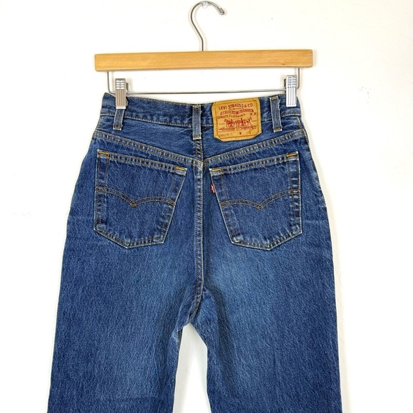 Vintage Levis High Rise Tapered Button Fly Jean - Picture 1 of 15